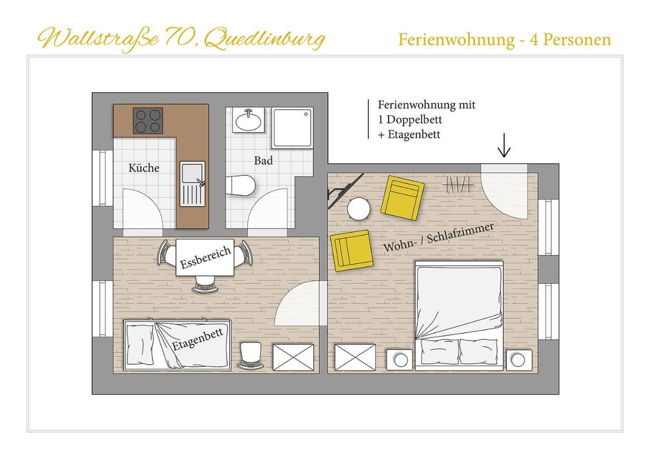 Ferienwohnungen Quedlinburg Im Harz Экстерьер фото